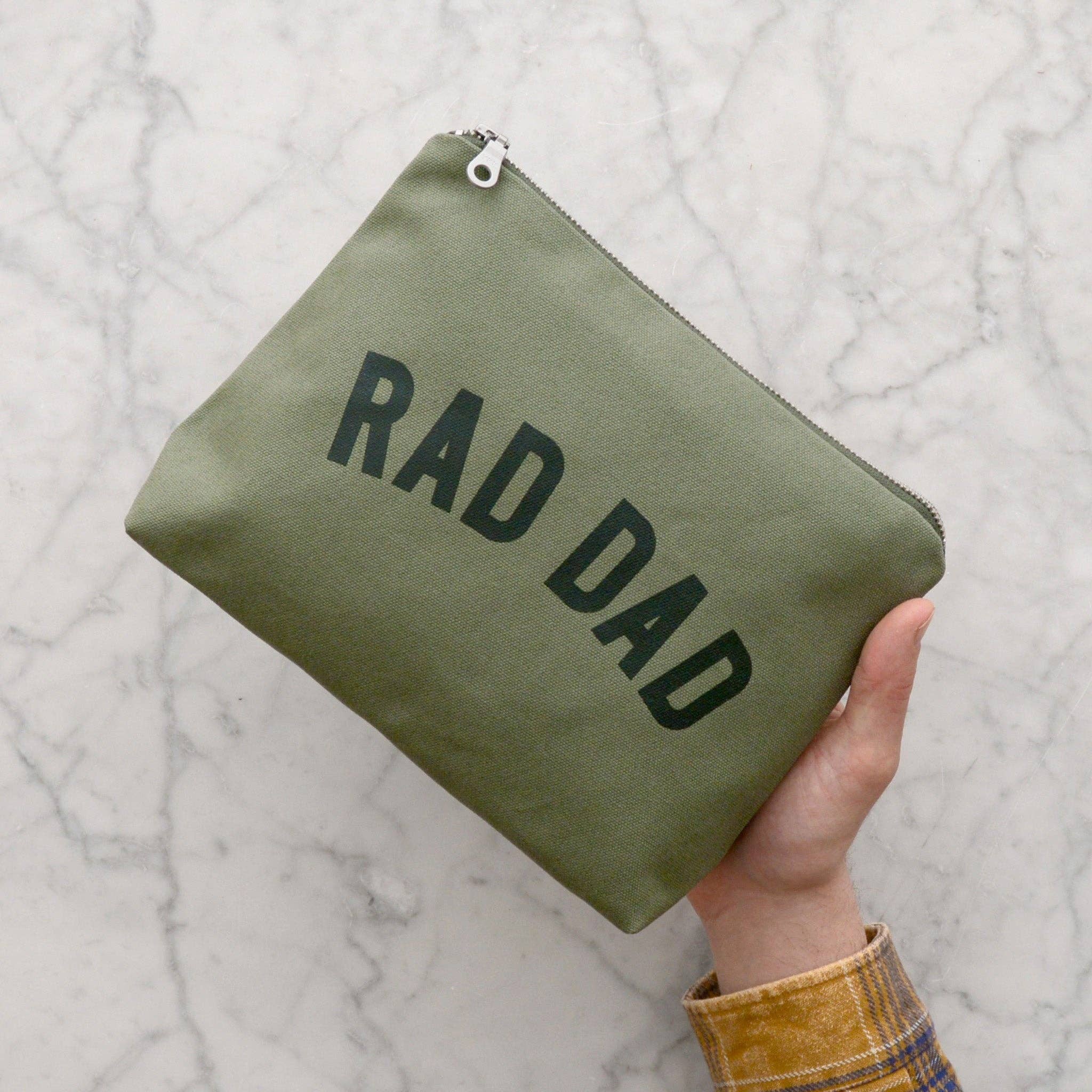 Rad Dad - Olive Wash Bag