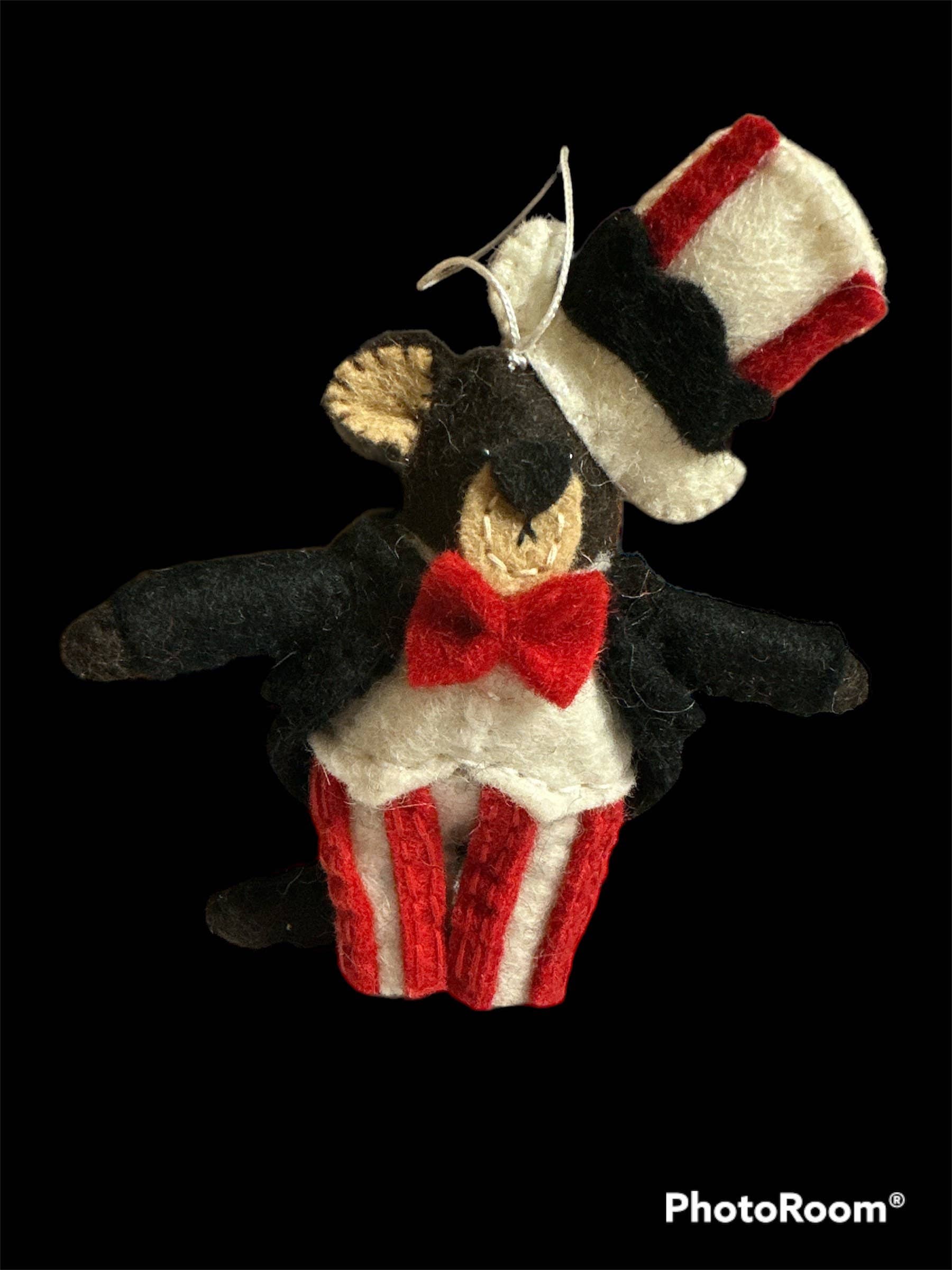 Handmade Bear with Trouser and Matching Hat Decoration