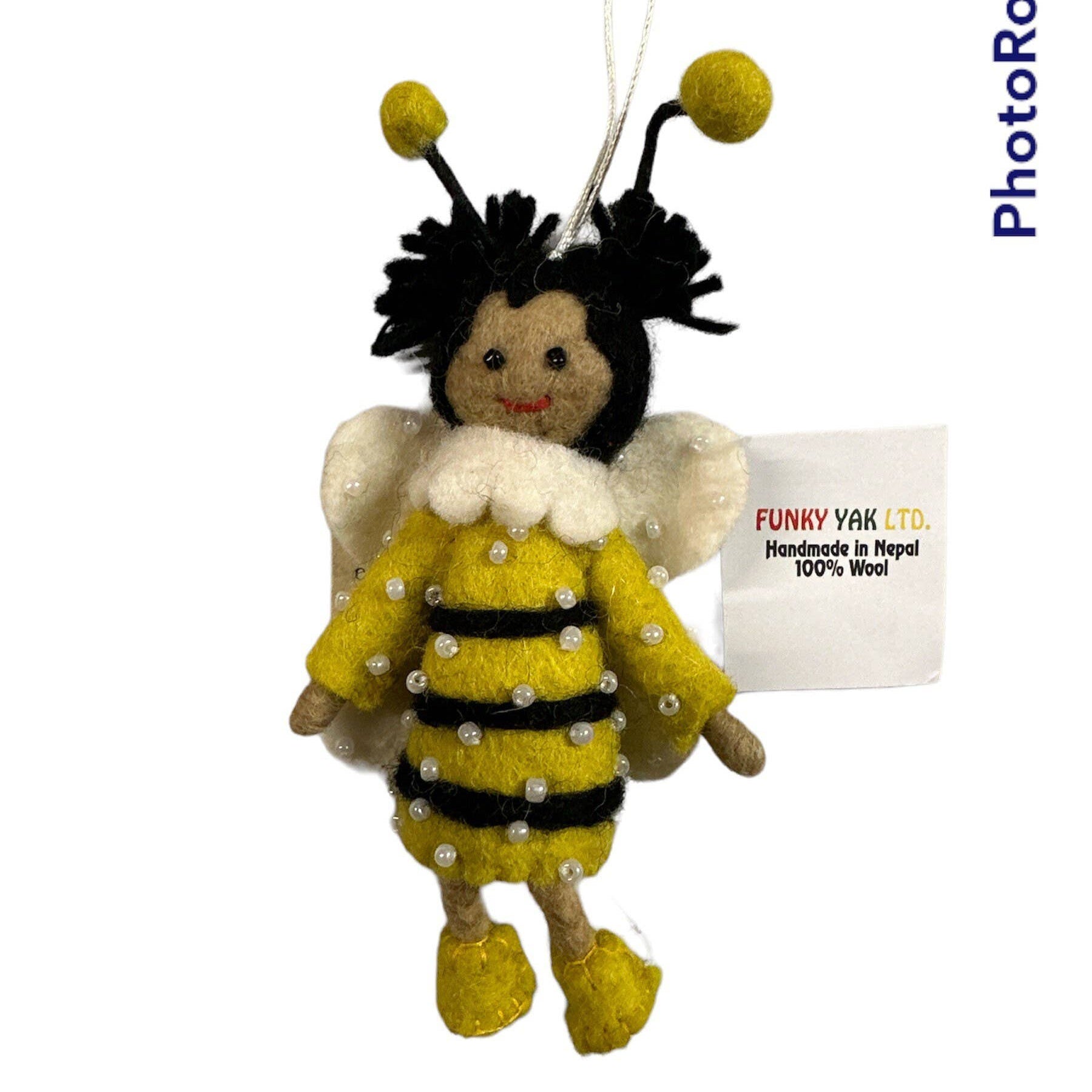 Bee Angel Handmade Christmas Decoration