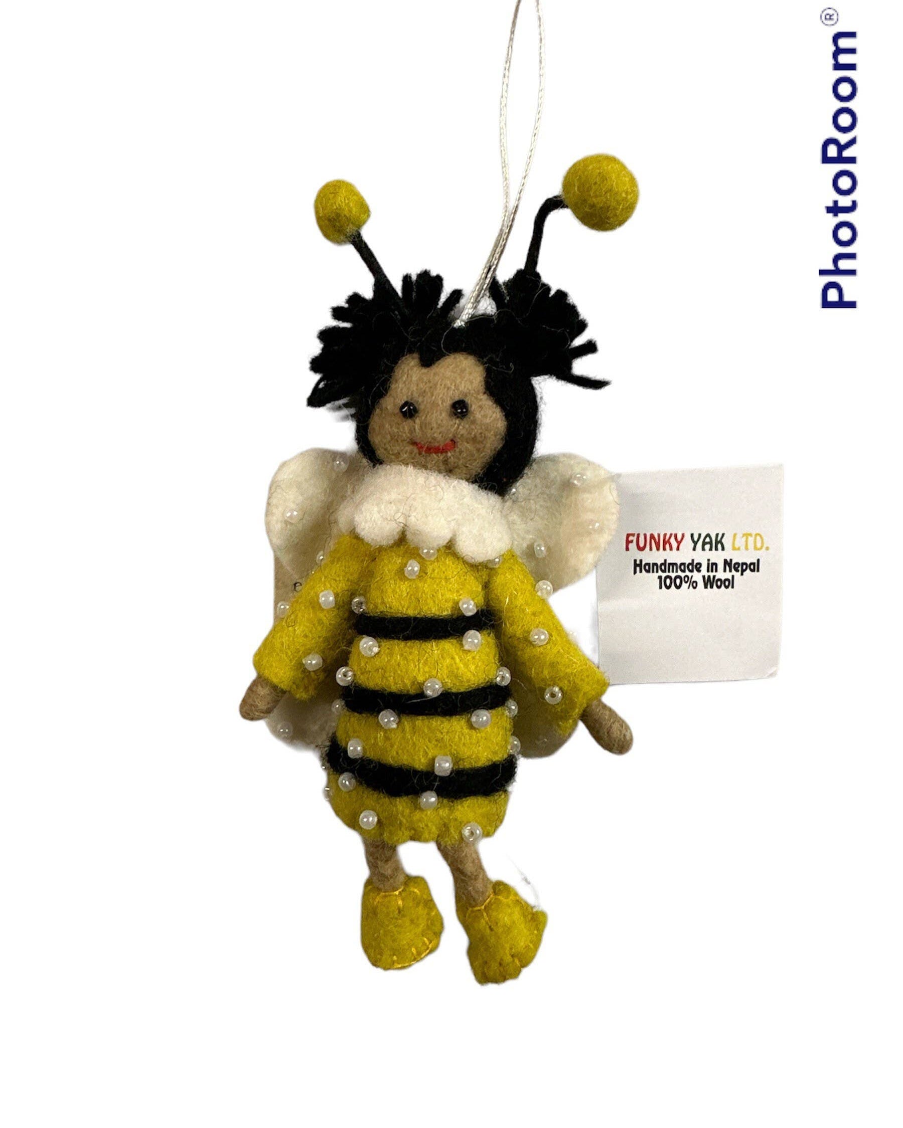 Bee Angel Handmade Christmas Decoration