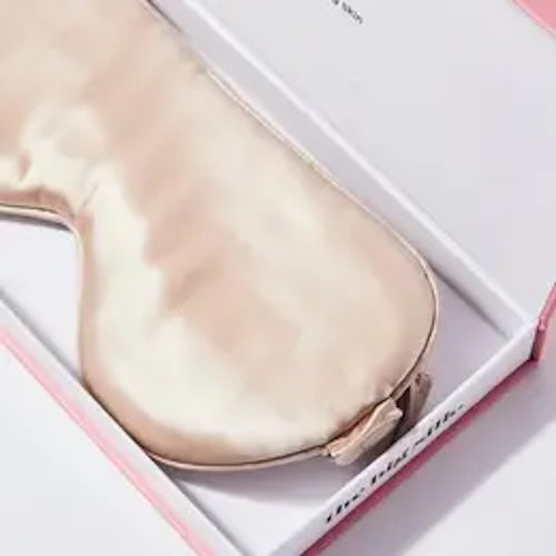 Organic Silk Eye Mask - Champagne
