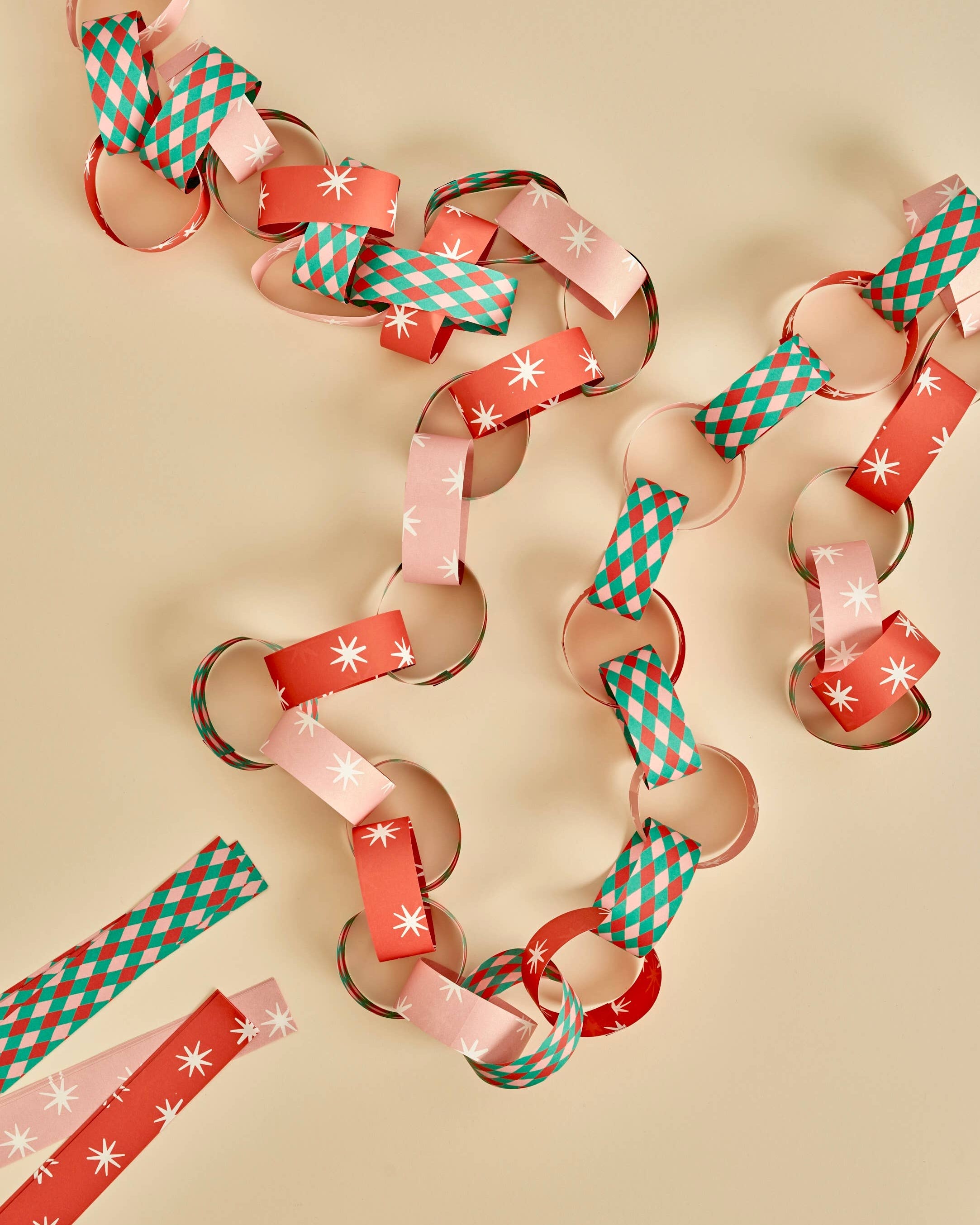 Paper Chain Kit - Harlequin & Stars