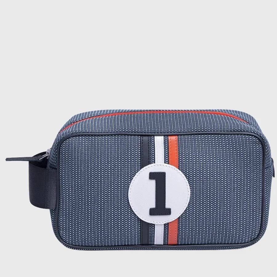 BOBBY Number 1 patterned fabric toiletry bag