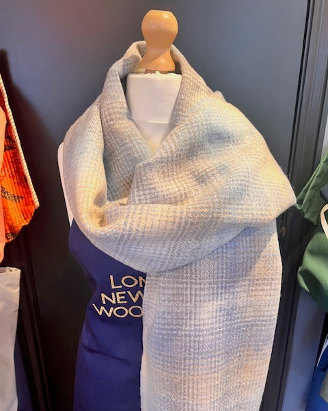 Wide Scarf  / Stole - Lunan Shore