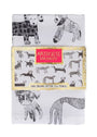 Tea towel with dog pattern packaging featuring Arthouse Unlimited branding.