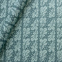 Fabric with leaf pattern on a gray background