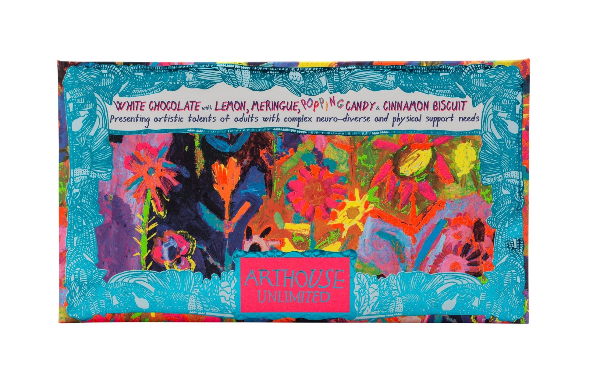 Arthouse - White choc, lemon, popping candy bar