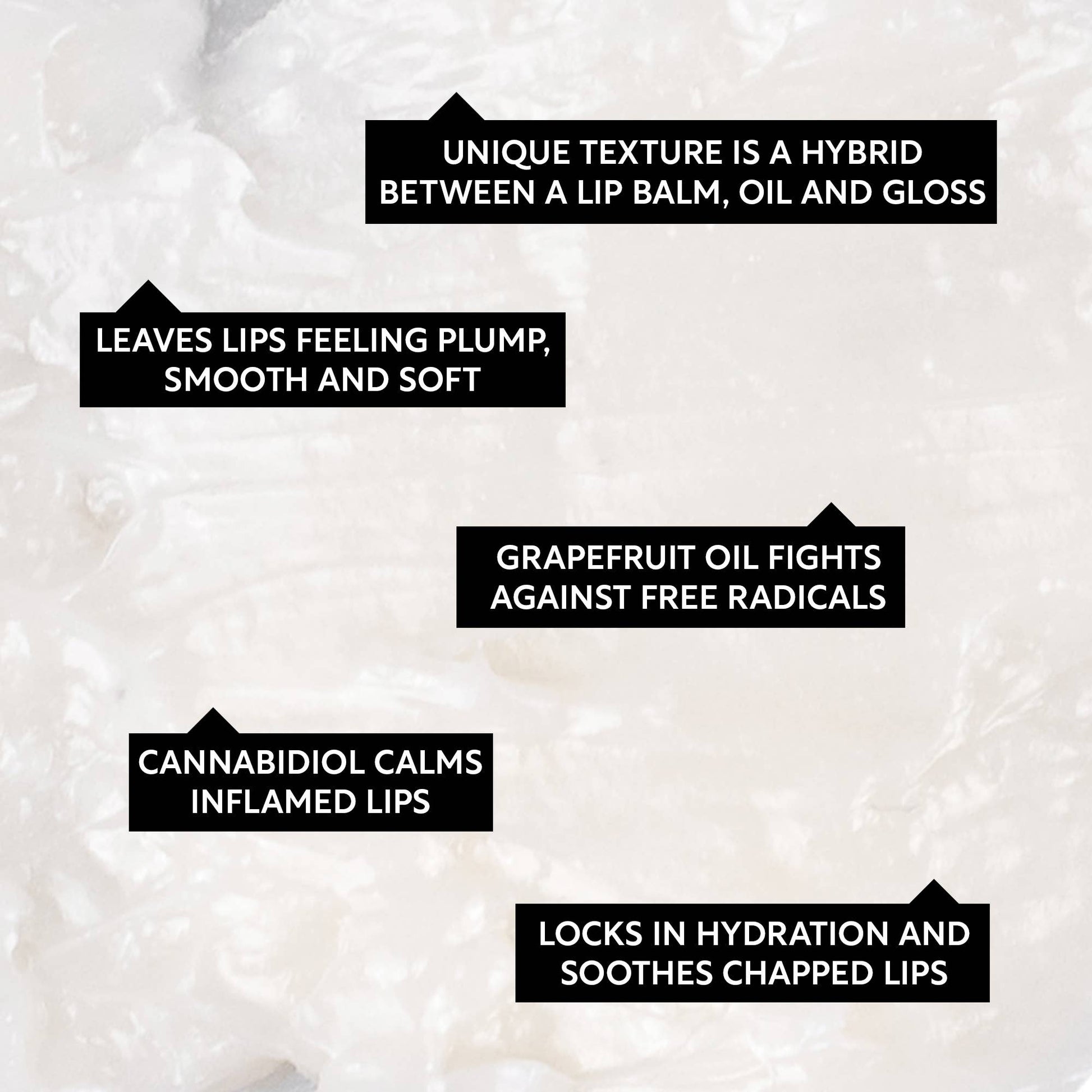 Natural Eco Friendly Vegan Lip Balm with Hemp Seed Oil