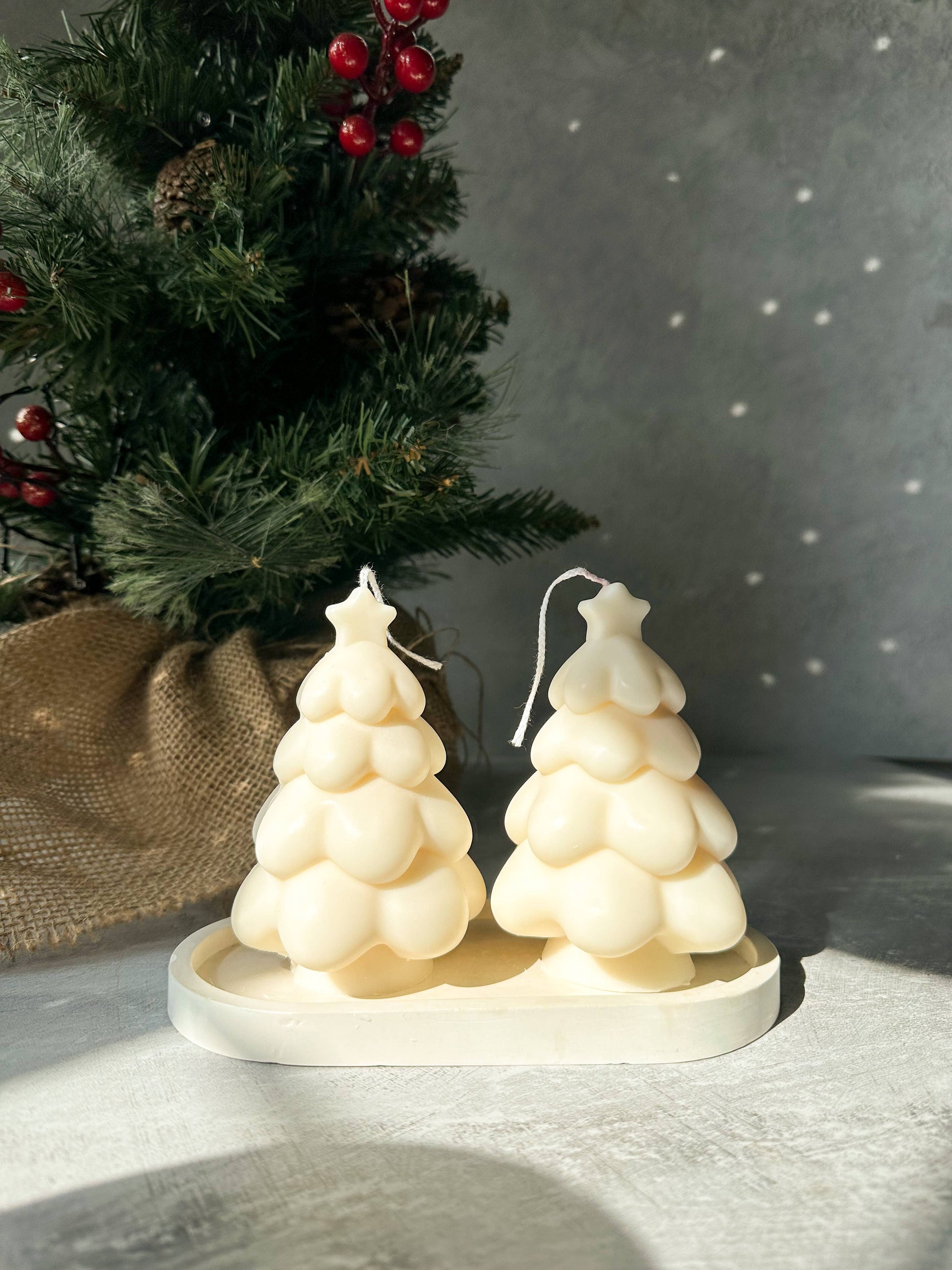 Christmas Tree Star Soy Wax Candle