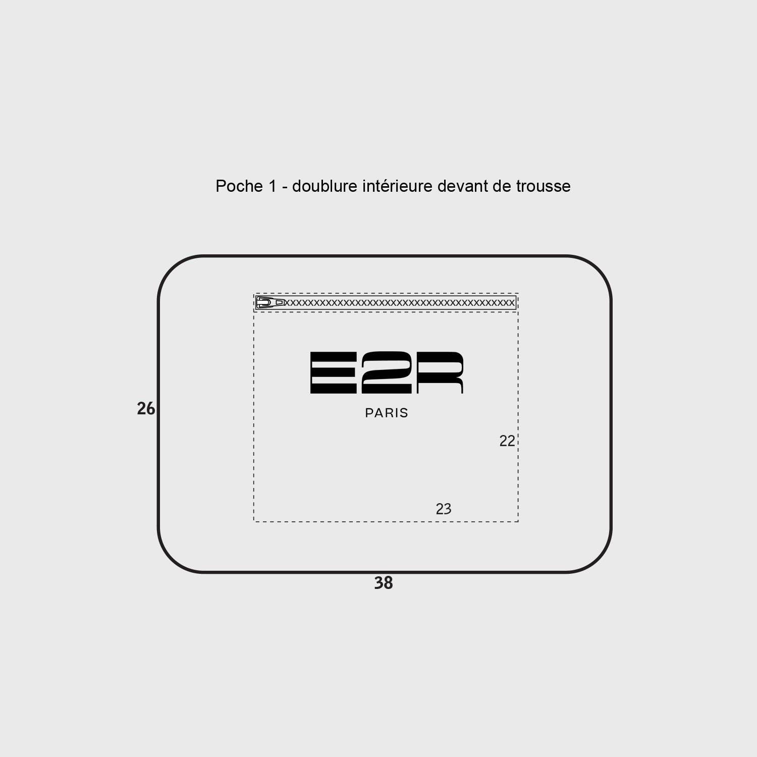 Enzo Large Grey Computer Bag