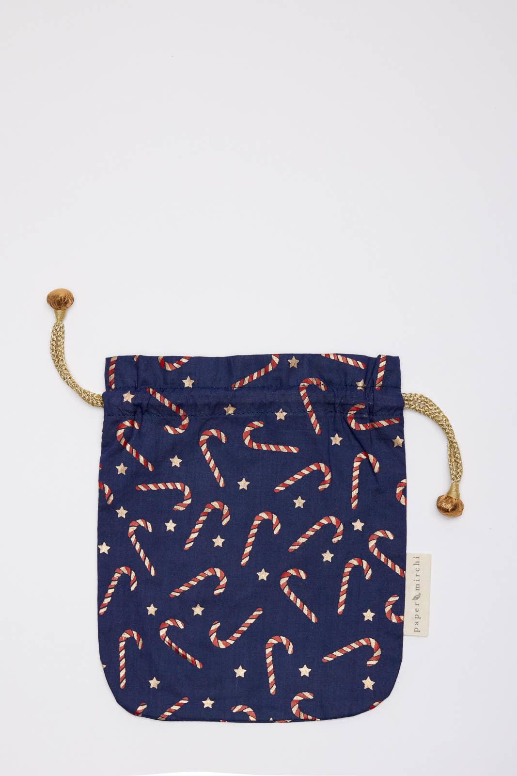 Small Reusable Fabric Gift Bags Double Drawstring