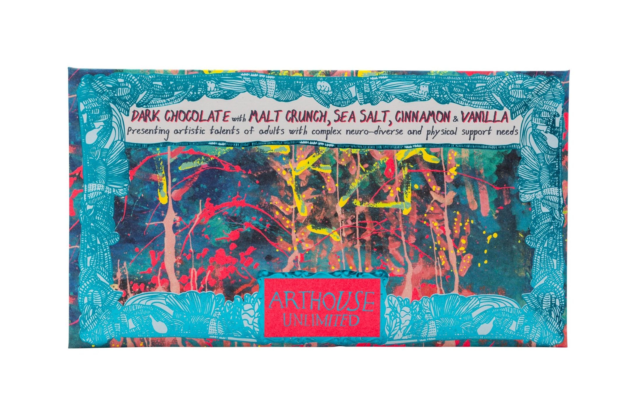 Arthouse - Underwater, Dark Chocolate with Malt Crunch, Sea Salt, Cinnamon & Vanilla