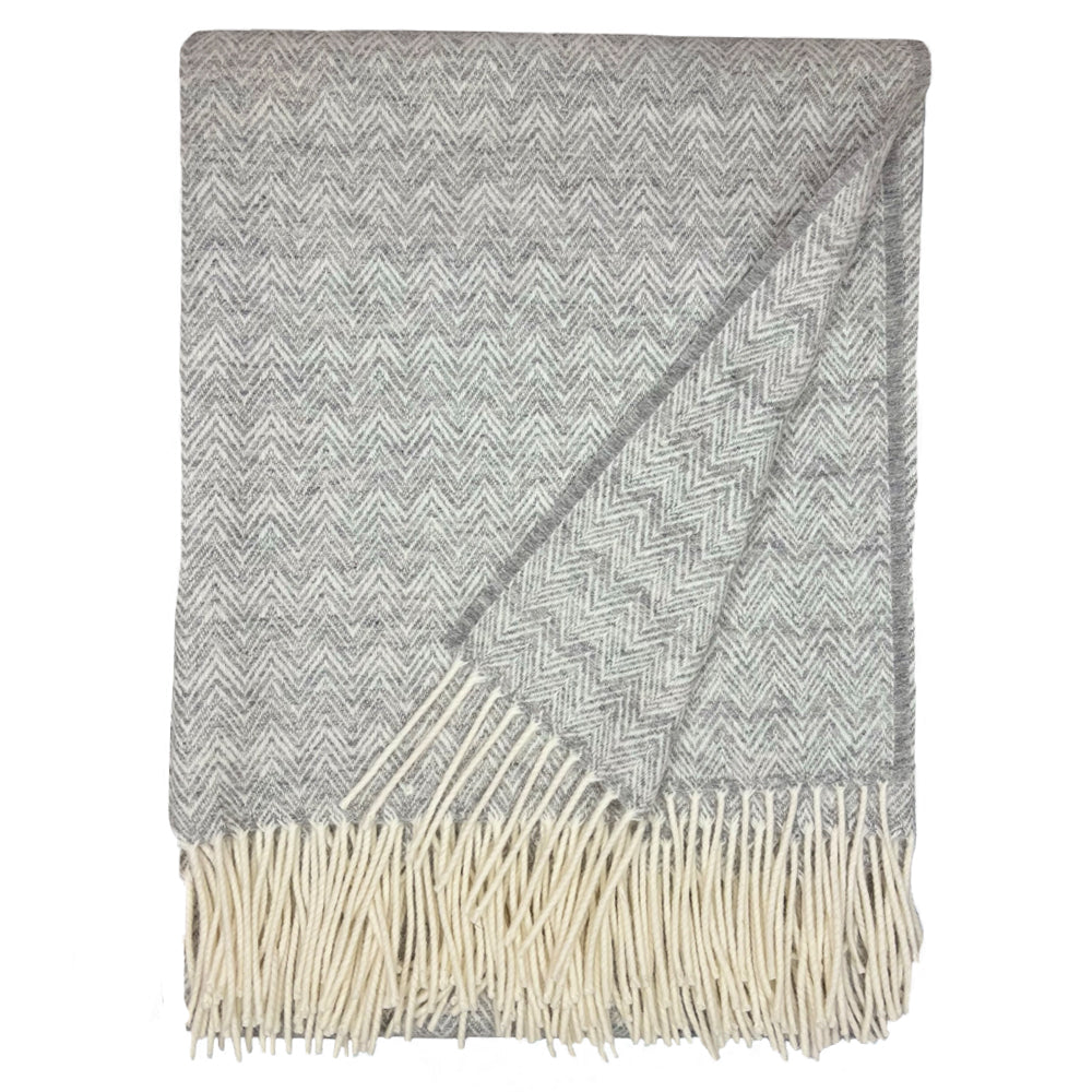 Woollen Throw - Misty - Made in Scotland