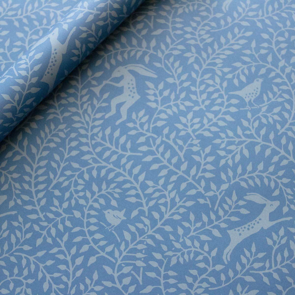 Blue Hare Wrapping Paper
