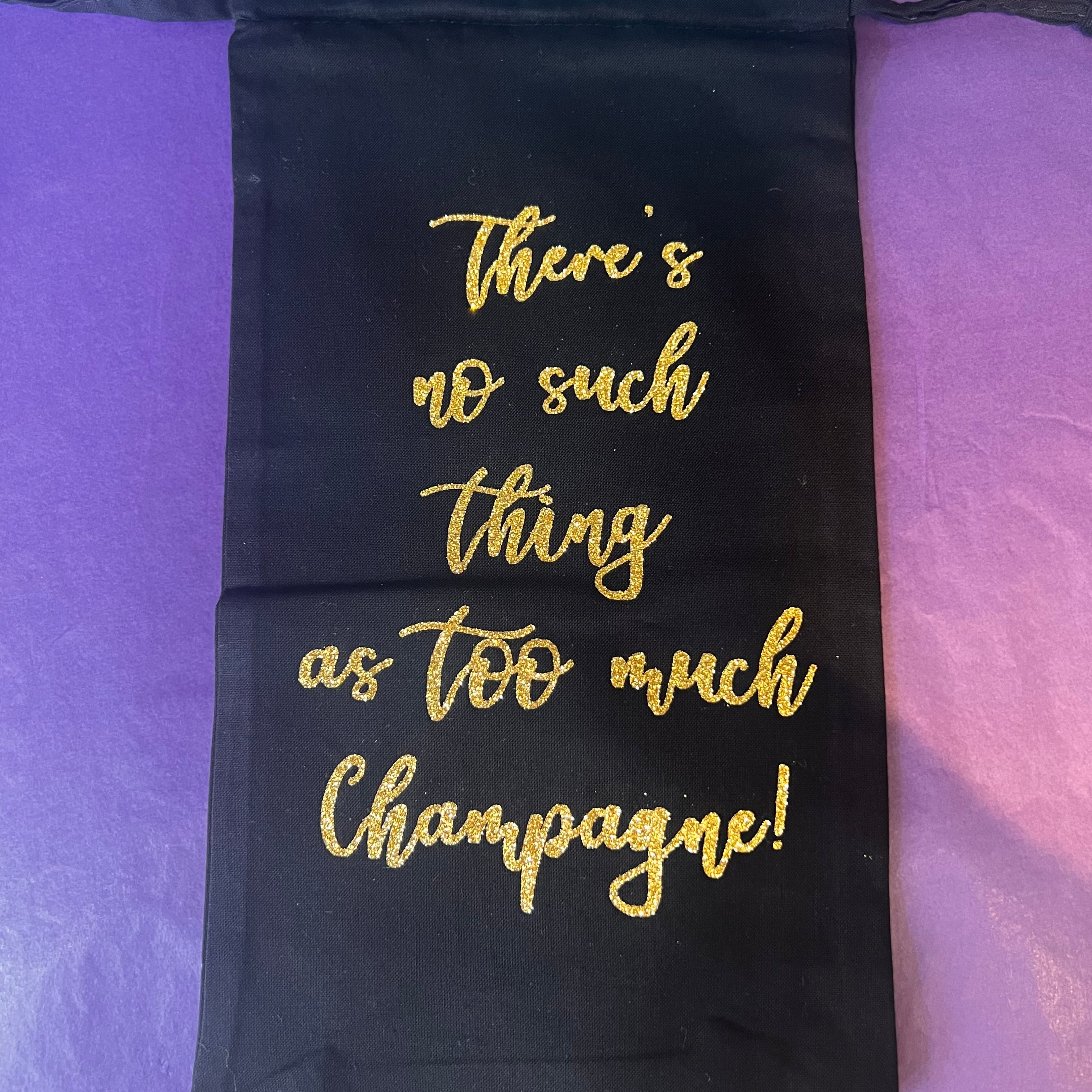 Black 'Champagne' Bag