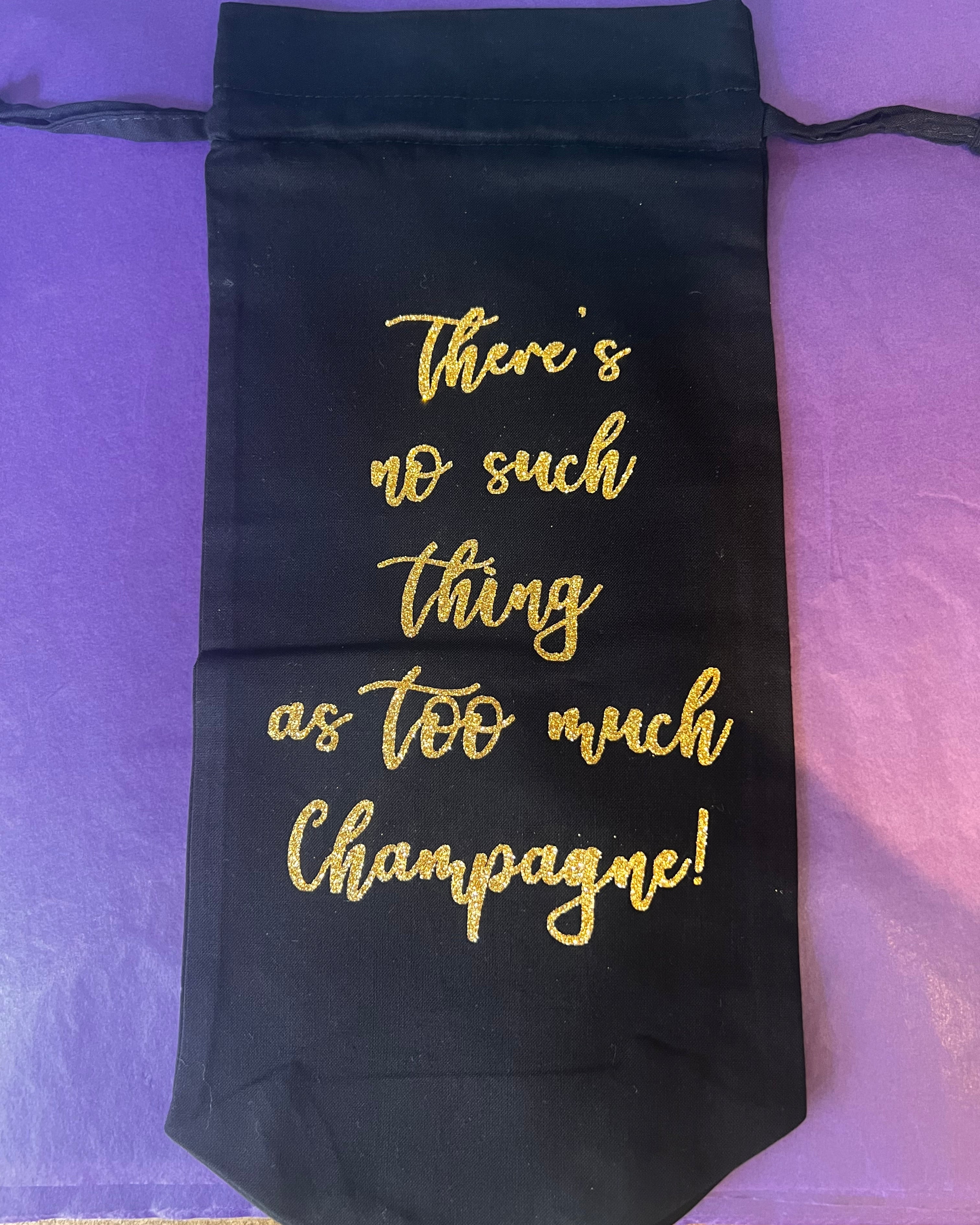 Black 'Champagne' Bag