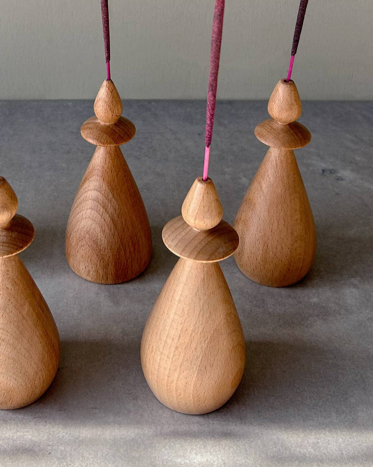 Scottish Beech Wood Incense Holder, Bud