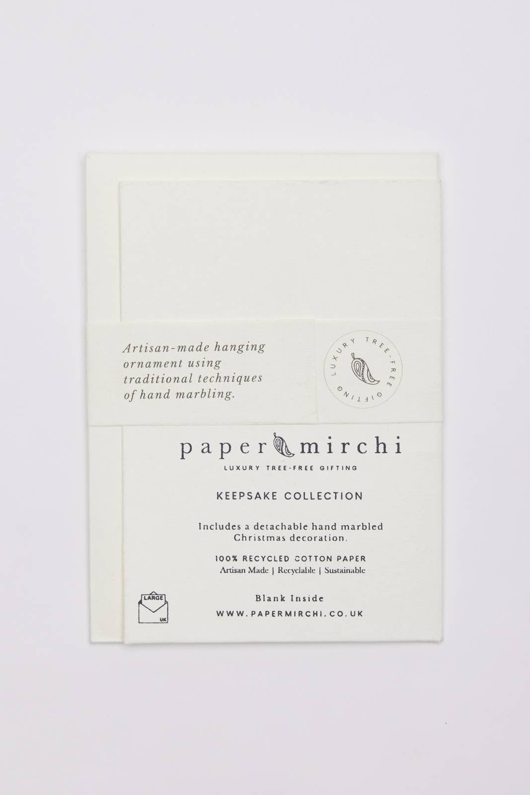 Tree - Keepsake Marble Ornament Greeting Card