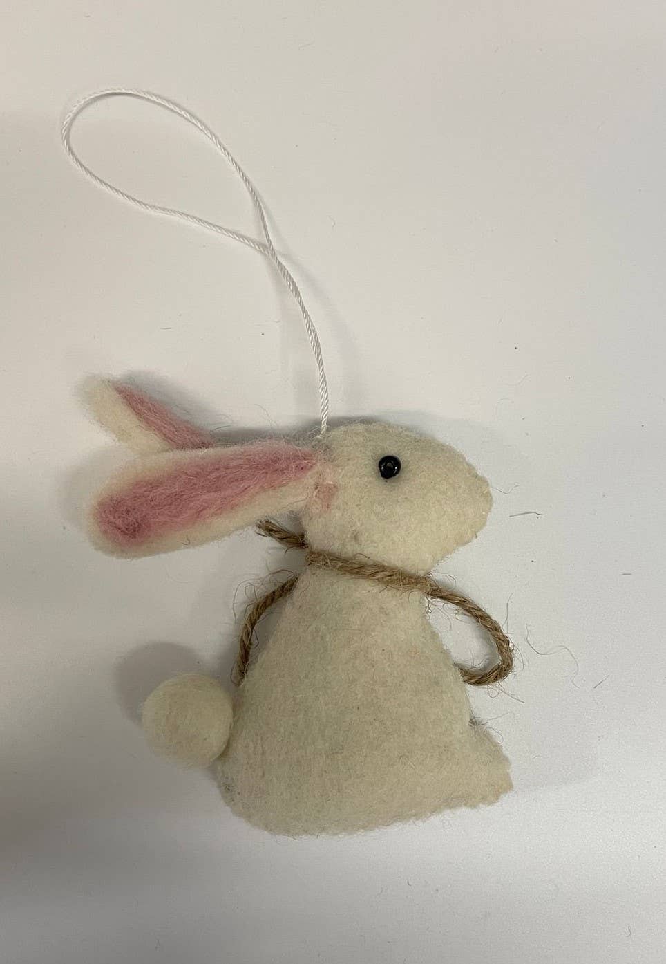 Handmade Felt Bunny Decoration