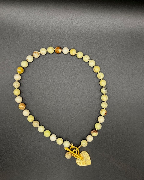 Yellow Cryophase Necklace