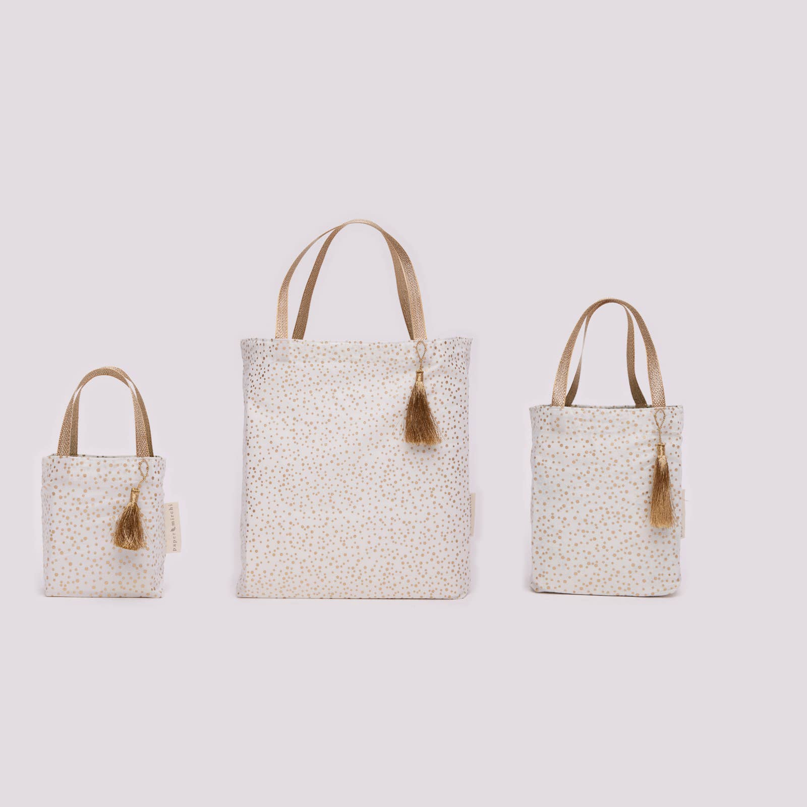 Large Navy Deco Reusable Fabric Gift Bags Tote Style  H30cm x W34cm x D10cm