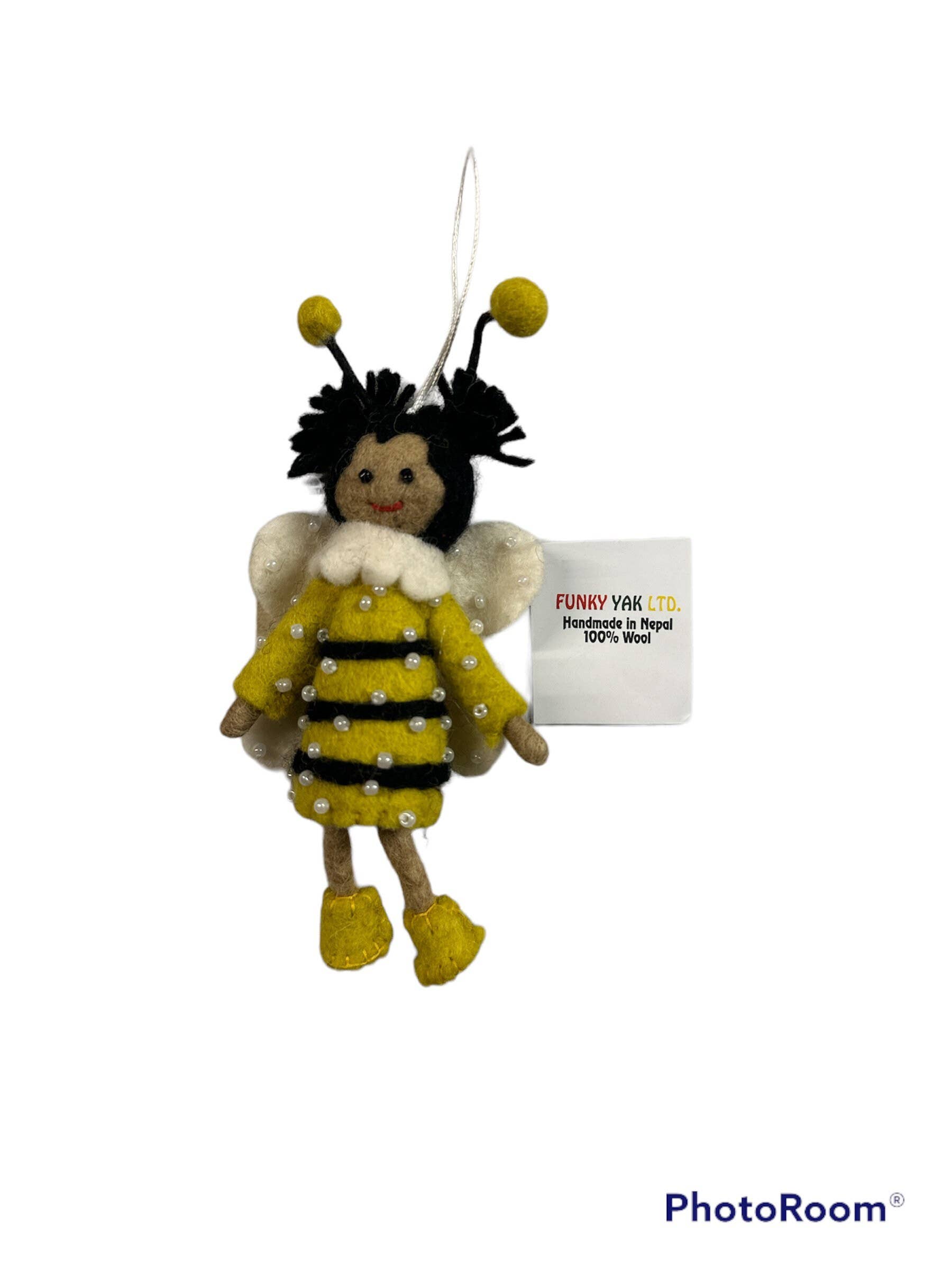 Bee Angel Handmade Christmas Decoration
