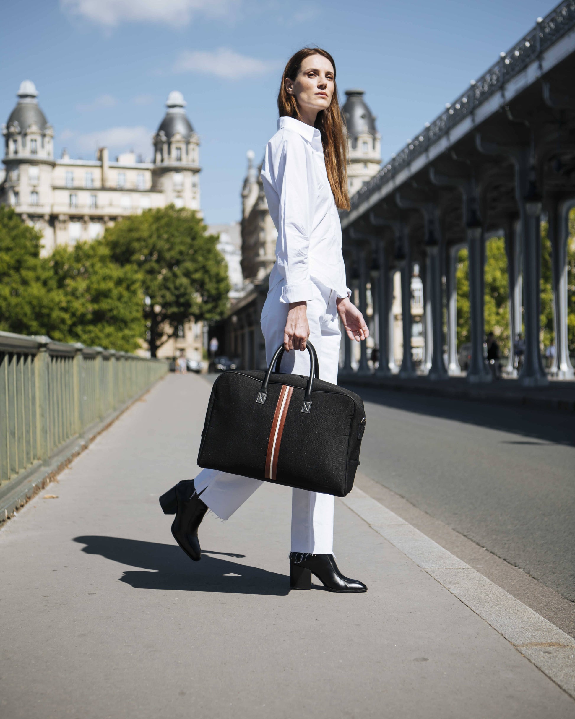 Black eco-friendly carry-on bag Ronaldo ABA