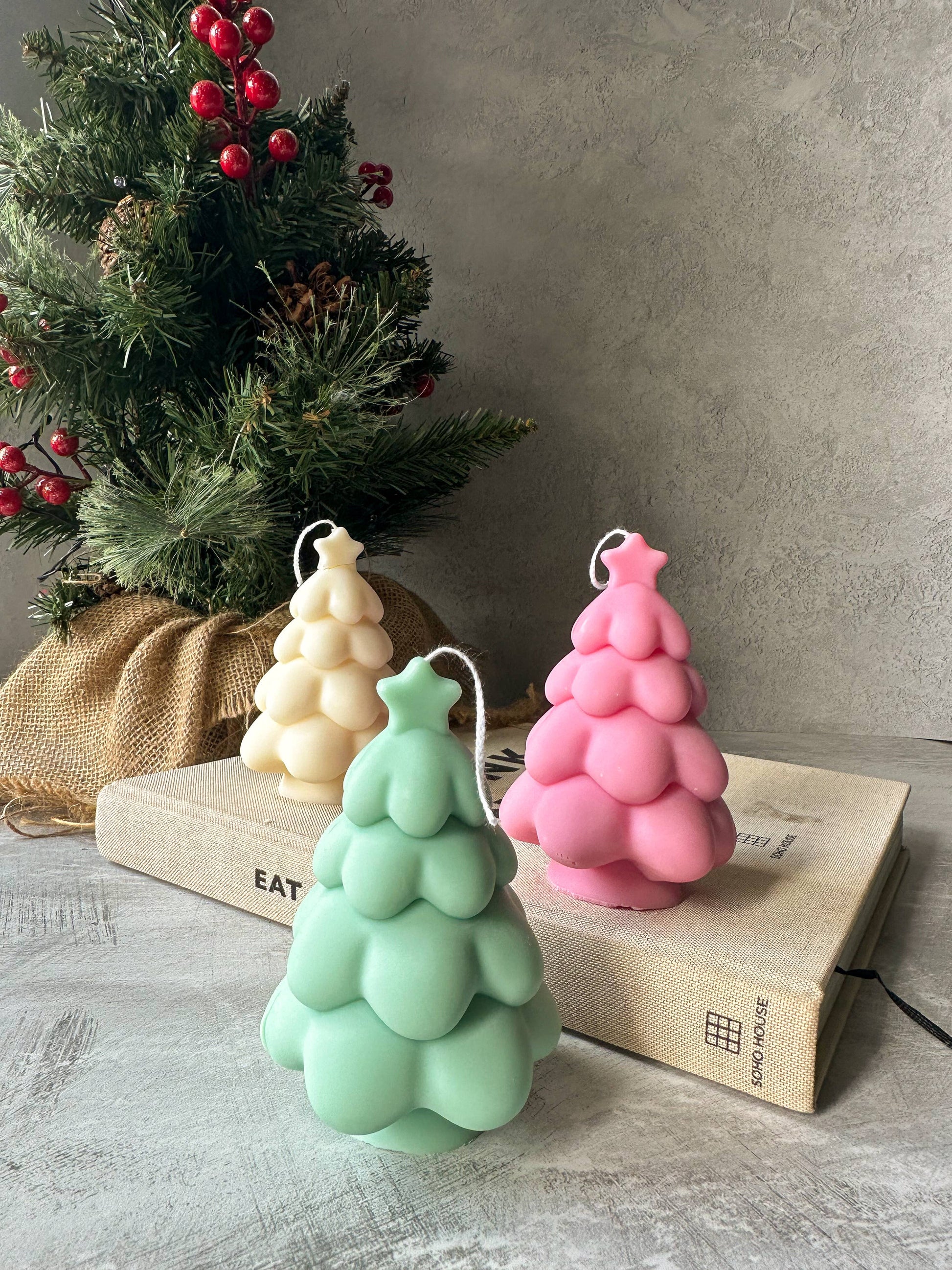 Christmas Tree Star Soy Wax Candle