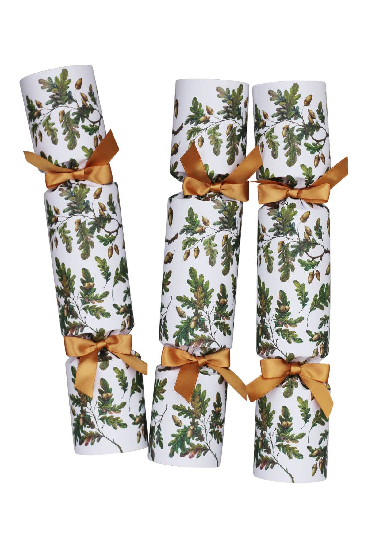 OAK LEAVES & ACORNS LUXURY CHRISTMAS CRACKERS