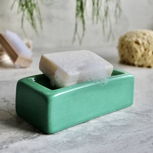 London Brick Soap Dish - Green