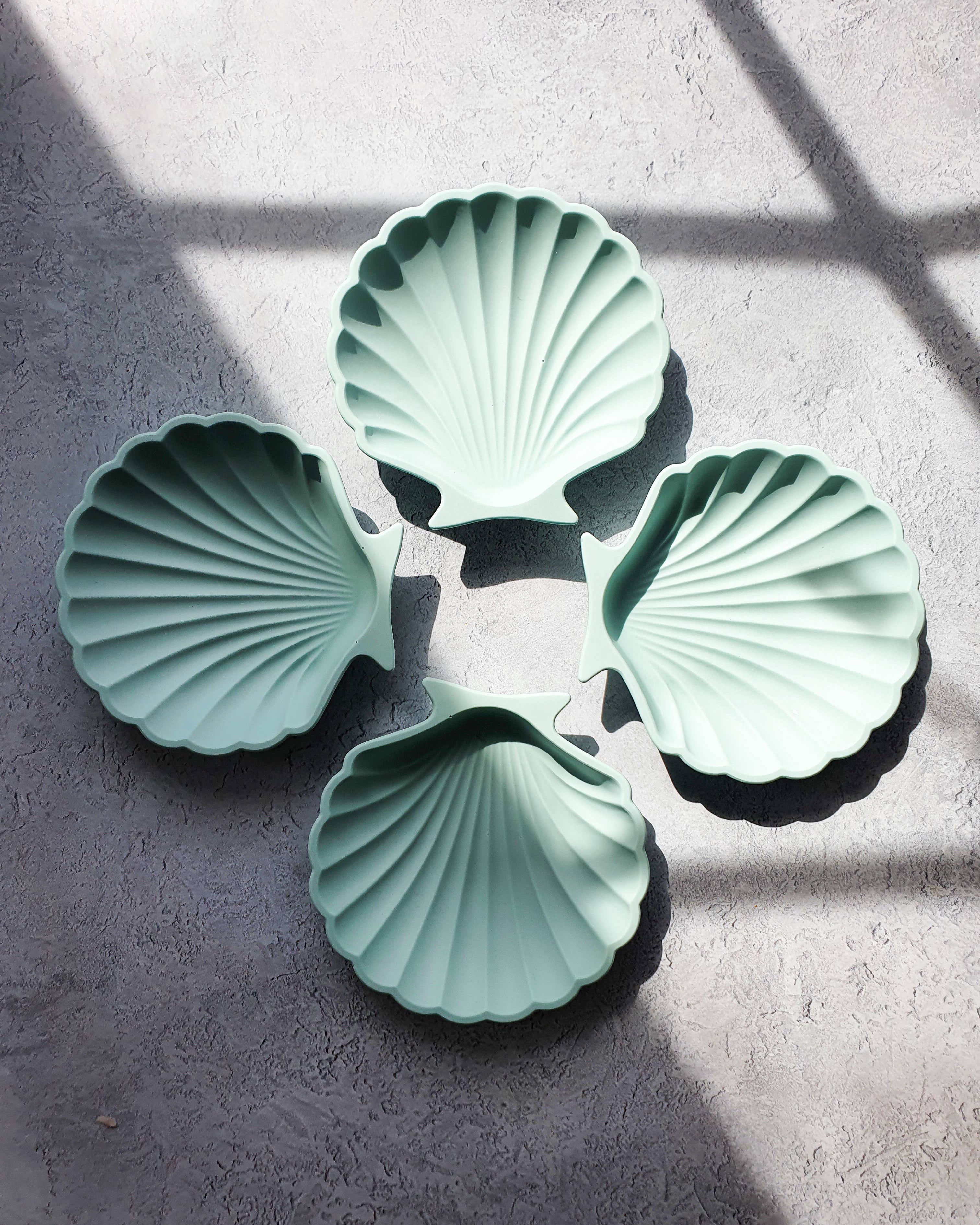 Shell Trinket Dish - Home Decor - Jewellery Dish: Off White