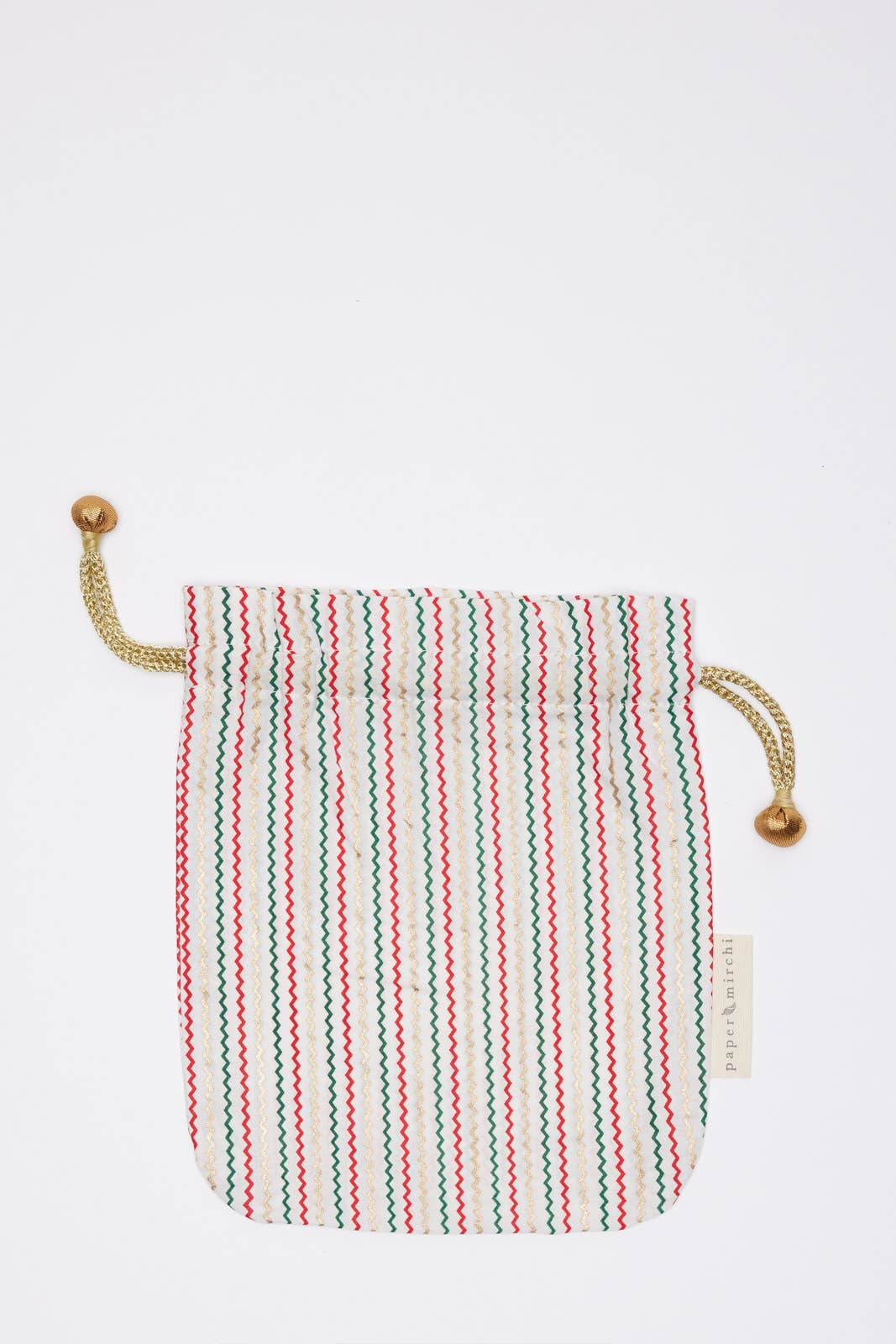 Medium Reusable Fabric Gift Bags Double Drawstring