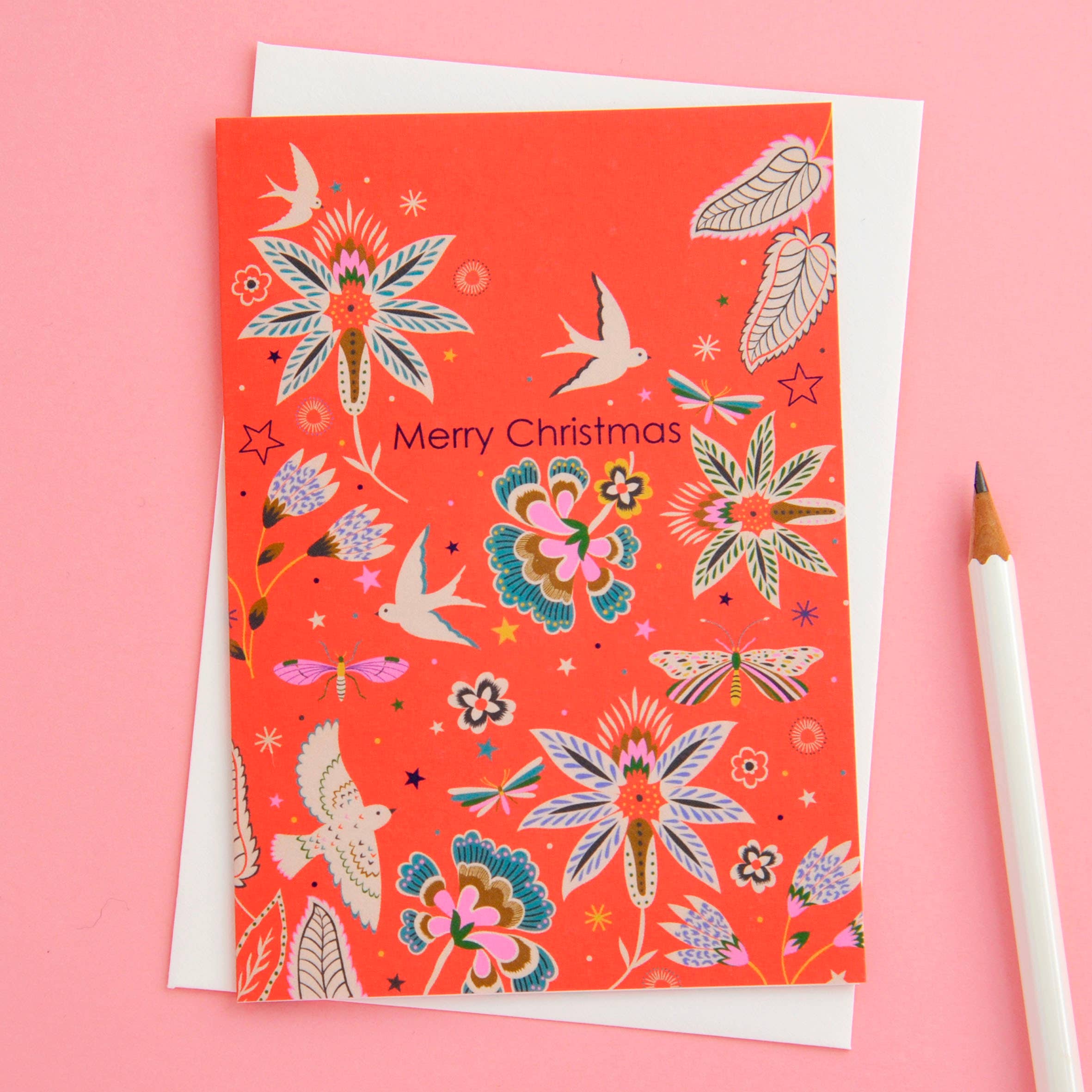 Merry Christmas Holiday Greetings Card