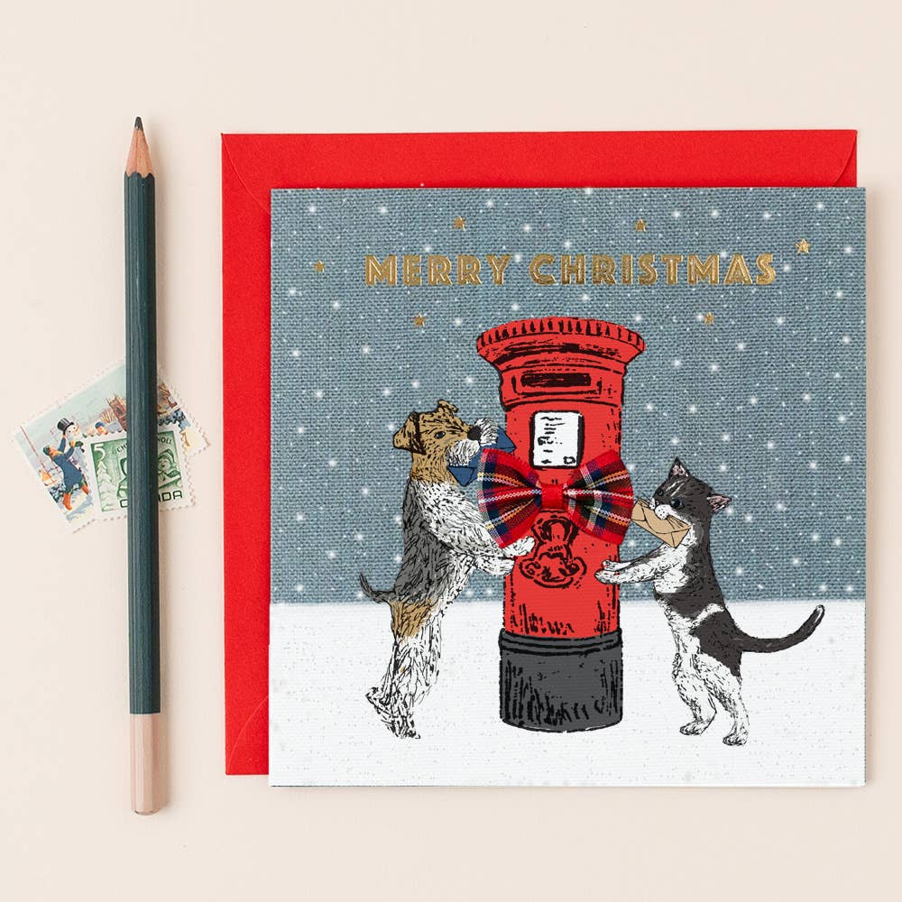 Postbox Christmas Card