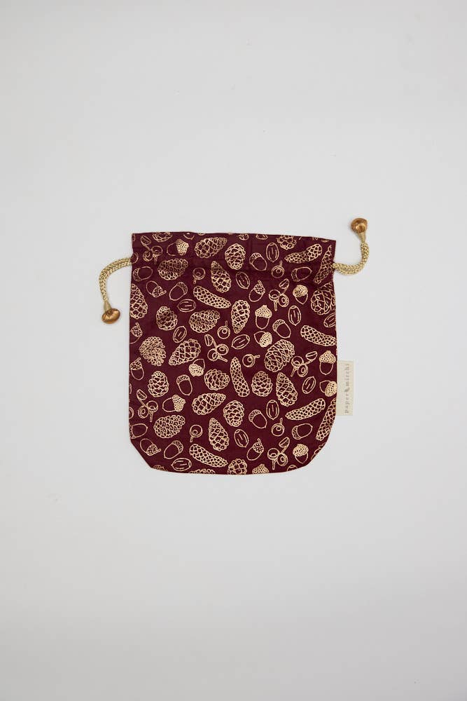 Medium Fabric Gift Bags Drawstring- : Medium - H23cm x W19cm, Scarlet Woodland