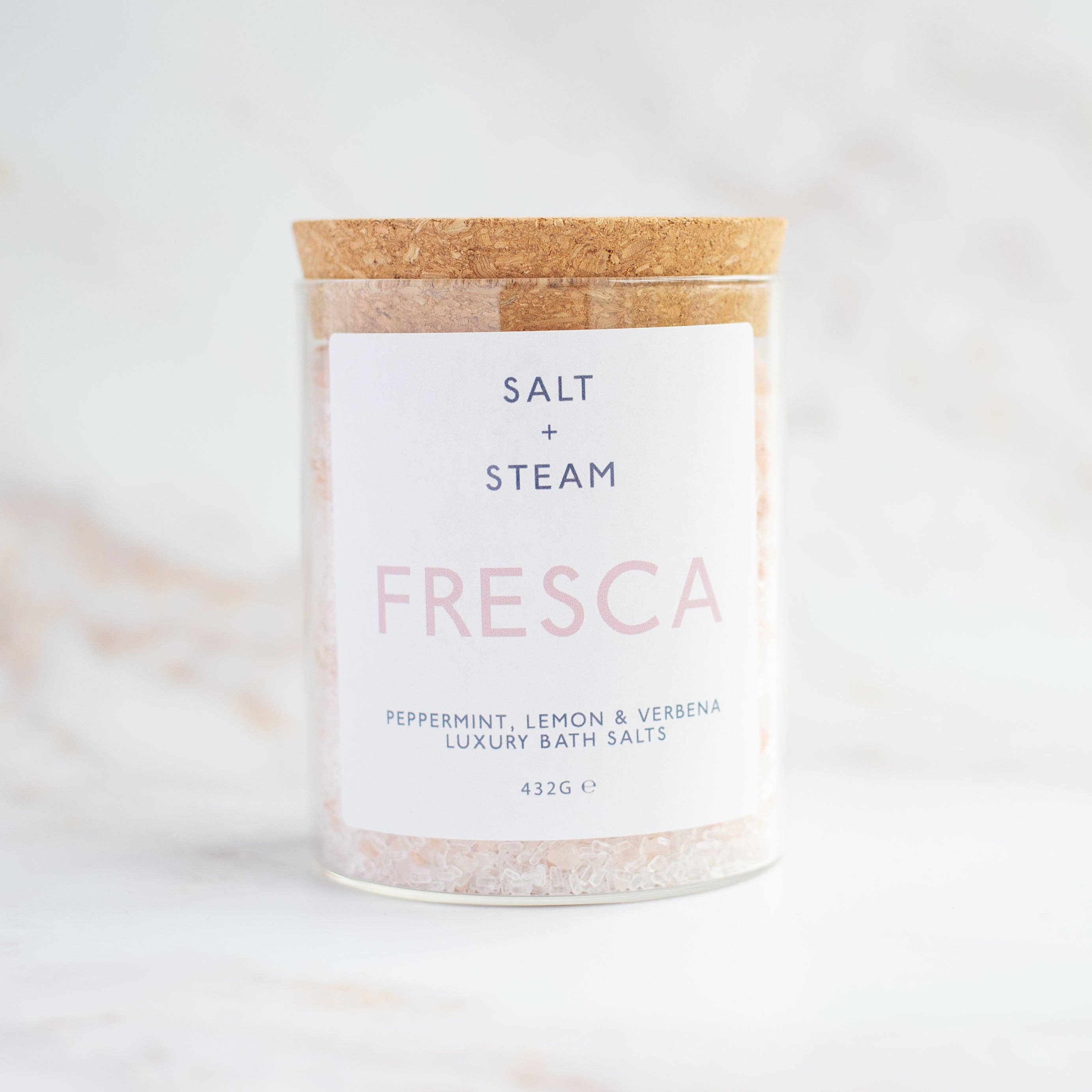 Fresca - Lemon & Peppermint Bath Salts 432g Jar