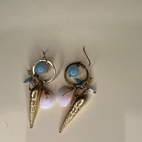 Dangly Shell Earrings