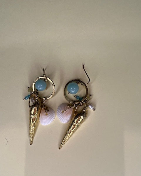 Dangly Shell Earrings