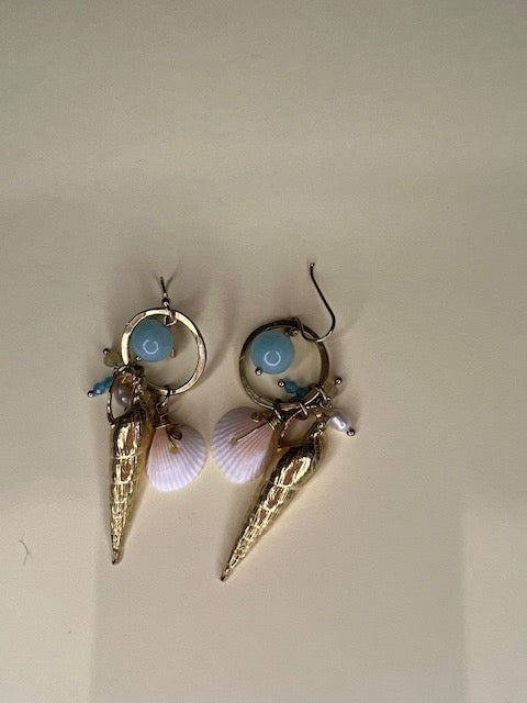 Dangly Shell Earrings