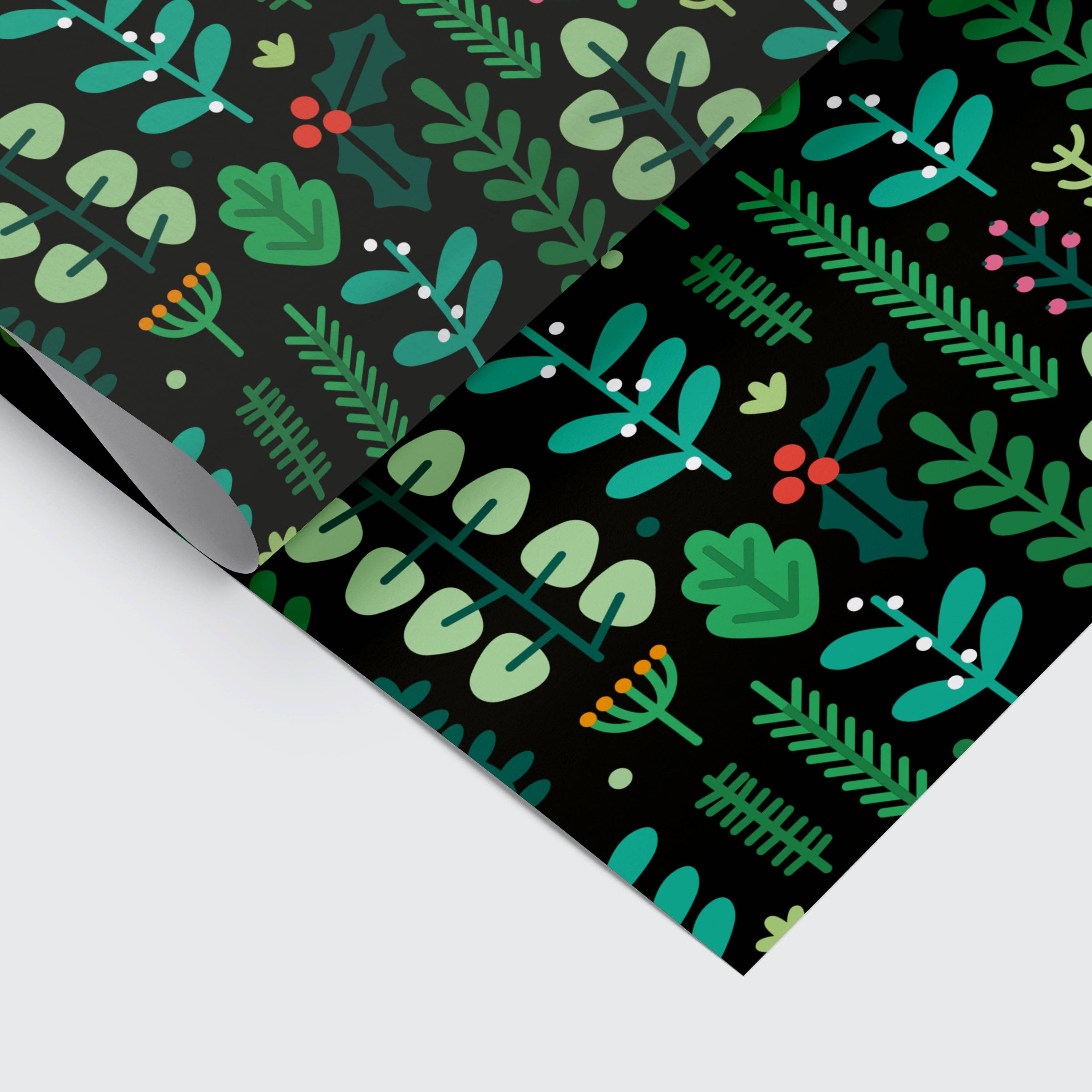 Botanical Christmas Gift Wrap