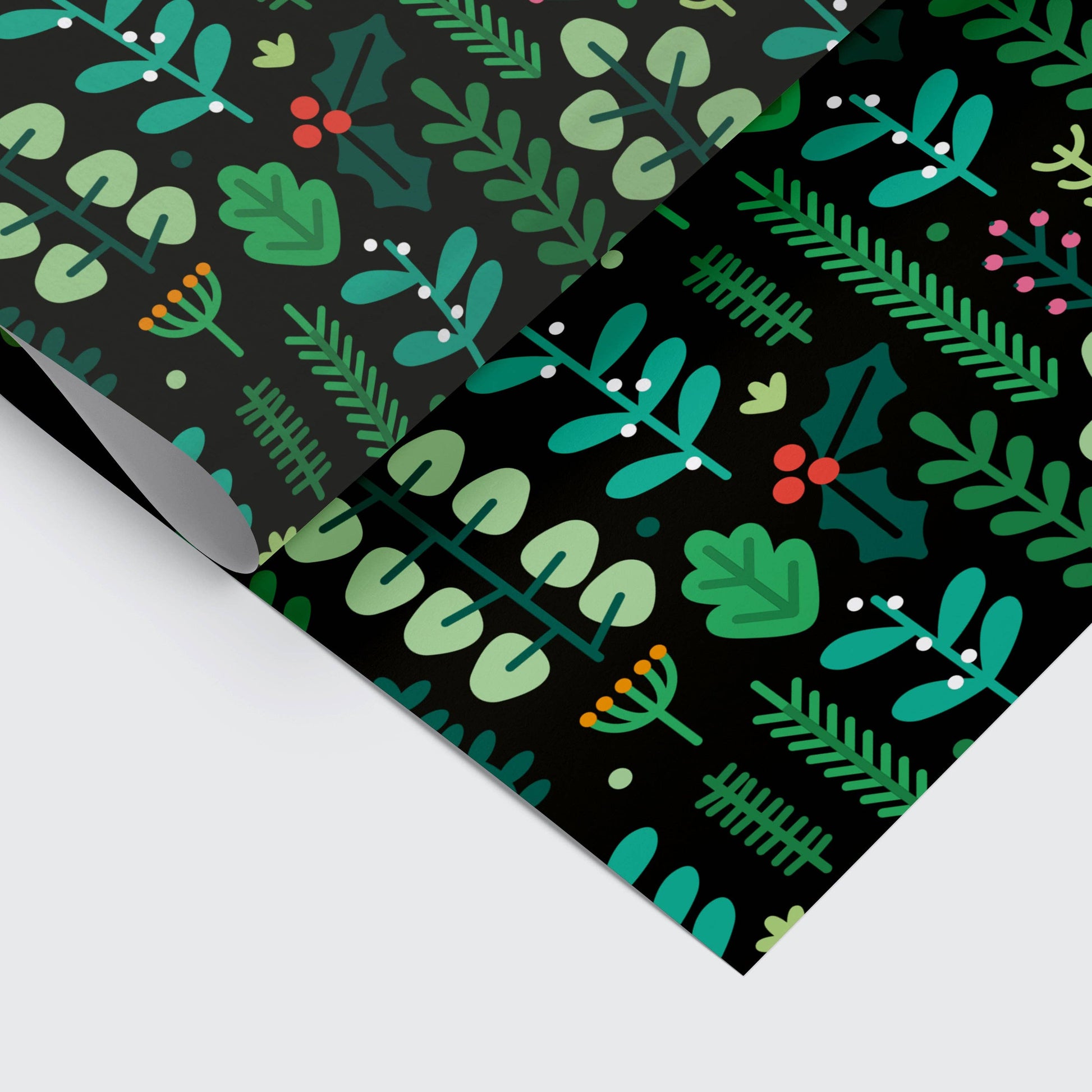 Botanical Christmas Gift Wrap