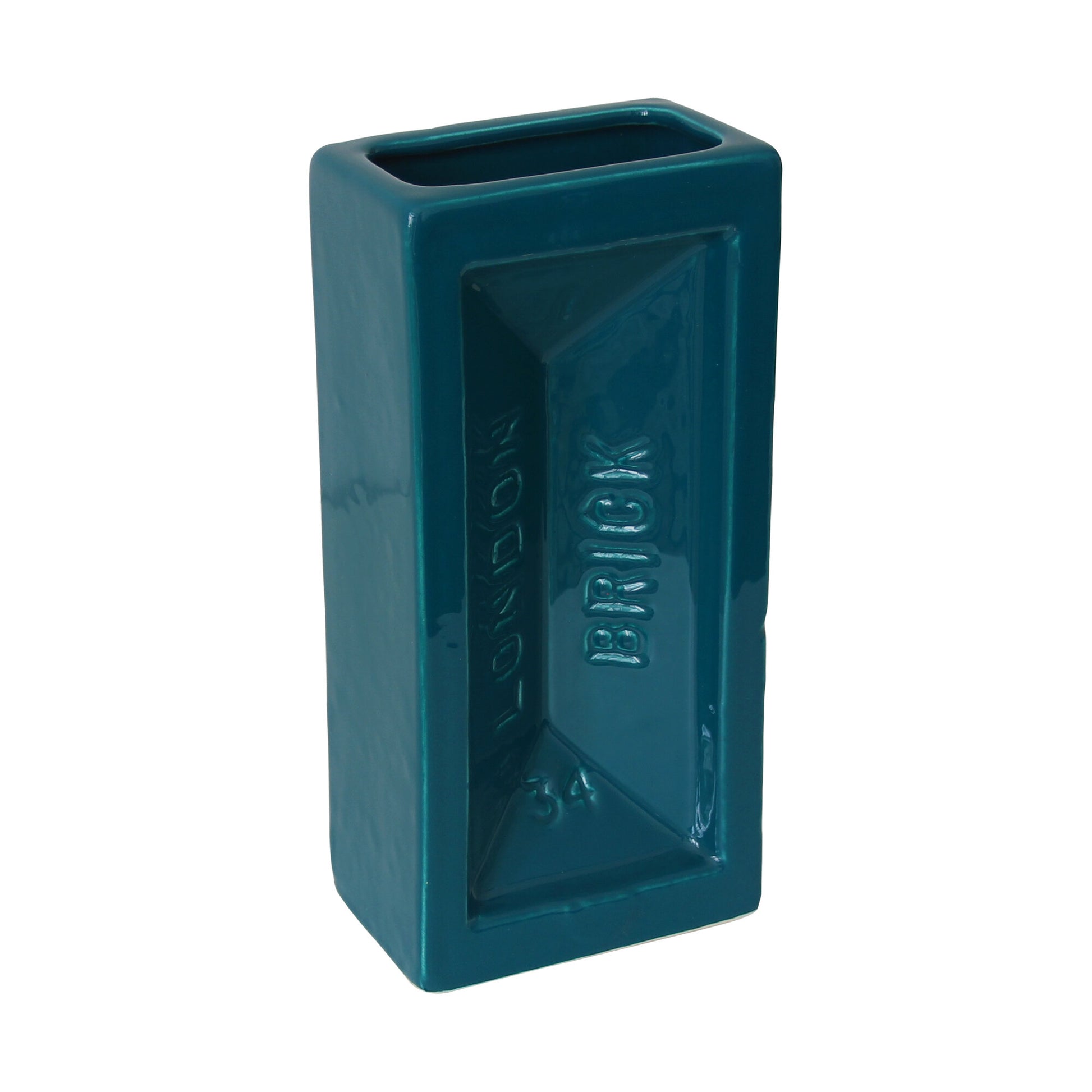 London Brick Vase - Teal